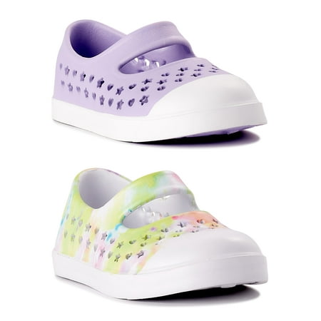 Wonder Nation Toddler Girls Mary Jane Shoes, 2-Pack, Sizes 5/6 - 11/12