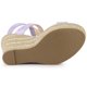 thumbnail image 5 of Sandalias De Plataforma De Cuña De Tiras Para Mujer Púrpura 37, 5 of 7