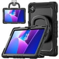 thumbnail image 2 of For Lenovo Tab TB-311XU/K10C TB-311FU Case 10.1 inch, 360 Rotating Shockproof Cover with Stand, Handle, Shoulder Strap, Black, 2 of 7