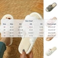 thumbnail image 4 of Agkizg Womens Fuzzy Slippers, House Slippers, Multi Size Fuzzy Lined House Slippers Warm Plushes Comfortable Casual Indoor Winter Slippers, 4 of 7