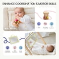 thumbnail image 4 of Set de juguetes Tiny Land Montessori de 0 a 3 meses con espejo y tarjetas, 4 of 6