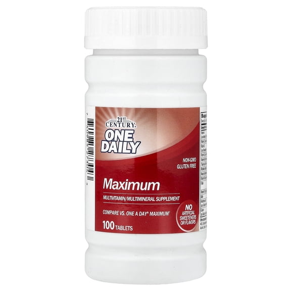 21st Century One Daily, Maximum, 100 Tablets