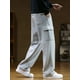 thumbnail image 4 of Pantalones de chándal con múltiples bolsillos para hombre, pantalón informal de algodón con cordón, holgado y recto, talla grande 8XL, novedad de otoño, 2023, 4 of 5