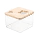 thumbnail image 3 of Caja de baño de arena transparente para hámster, baño para erizo, jerbo y chinchilla. cuadrado, 3 of 9