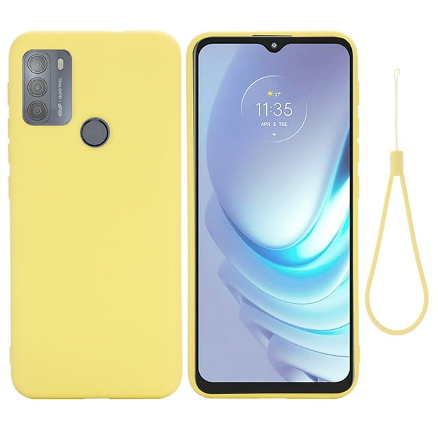 MasteelfCA Phone Cover Anti-fall Phone Protective Case with Lanyard Compatible for Moto G50