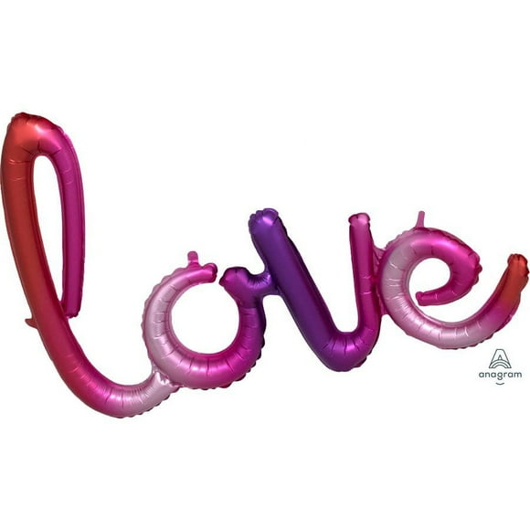 Captivate Hearts with Love-Themed Foil Balloon - Superior Float & Self-Sealing