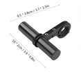 thumbnail image 1 of Extensor para manillar de bicicleta Higoodz marco de extensión aleación de aluminio negro 10 cm, 1 of 7