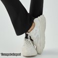 thumbnail image 3 of Pantalones de yoga para mujer Leggings acampanados Pantalones acampanados Leggings acampanados para mujer con control de barriga Cintura cruzada y pierna ancha, 3 of 6
