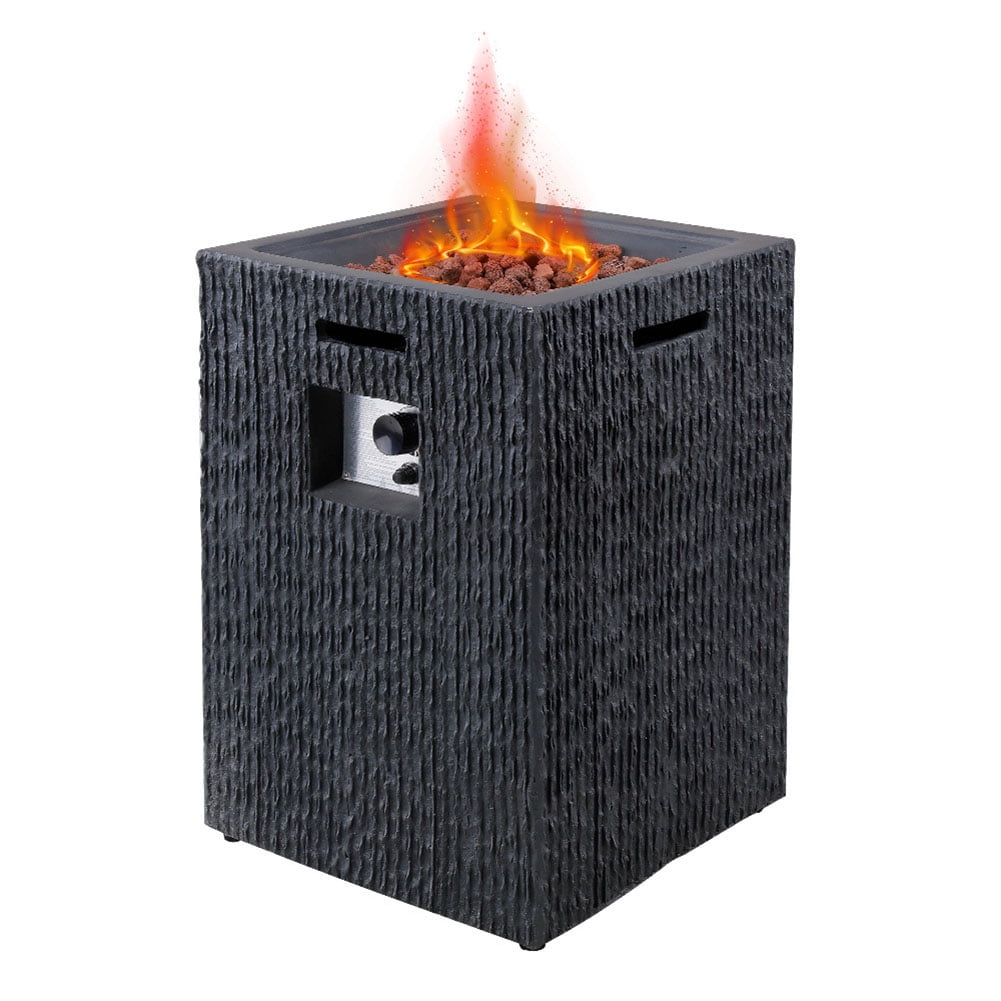 Kepooman Outdoor Propane Gas Fire Pit Table with Auto-Ignition Fire Pit, Adjustable Flame for Outside Patio Kepooman Outdoor Propane Gas Fire Pit Table with Auto-Ignition Fire Pit, Adjustable Flame for Outside Patio