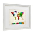 thumbnail image 2 of Trademark Fine Art 'Watercolor World Map II' Canvas Art by Michael Tompsett, 2 of 4