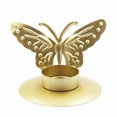 thumbnail image 2 of Golden Butterfly Candlestick - Simple and Elegant Dining Table Artwork Decoration, 2 of 6
