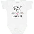 thumbnail image 3 of Inktastic Oma and Opa's Favorite Heart Grandchild Boys or Girls Baby Bodysuit, 3 of 5