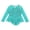 Mint Green, variant on renvena Kids Girls Sequin Long Sleeve Dance Ballet Figure Ice Skating Dress