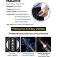 thumbnail image 2 of Hidden Camera Detectors, Spy Camera Finder, Hidden GPS Tracking Device Listening Recording Device Detector, Hidden Bug Sweeper and Camera Detector for Travel Hotel Car (Medium), 2 of 8