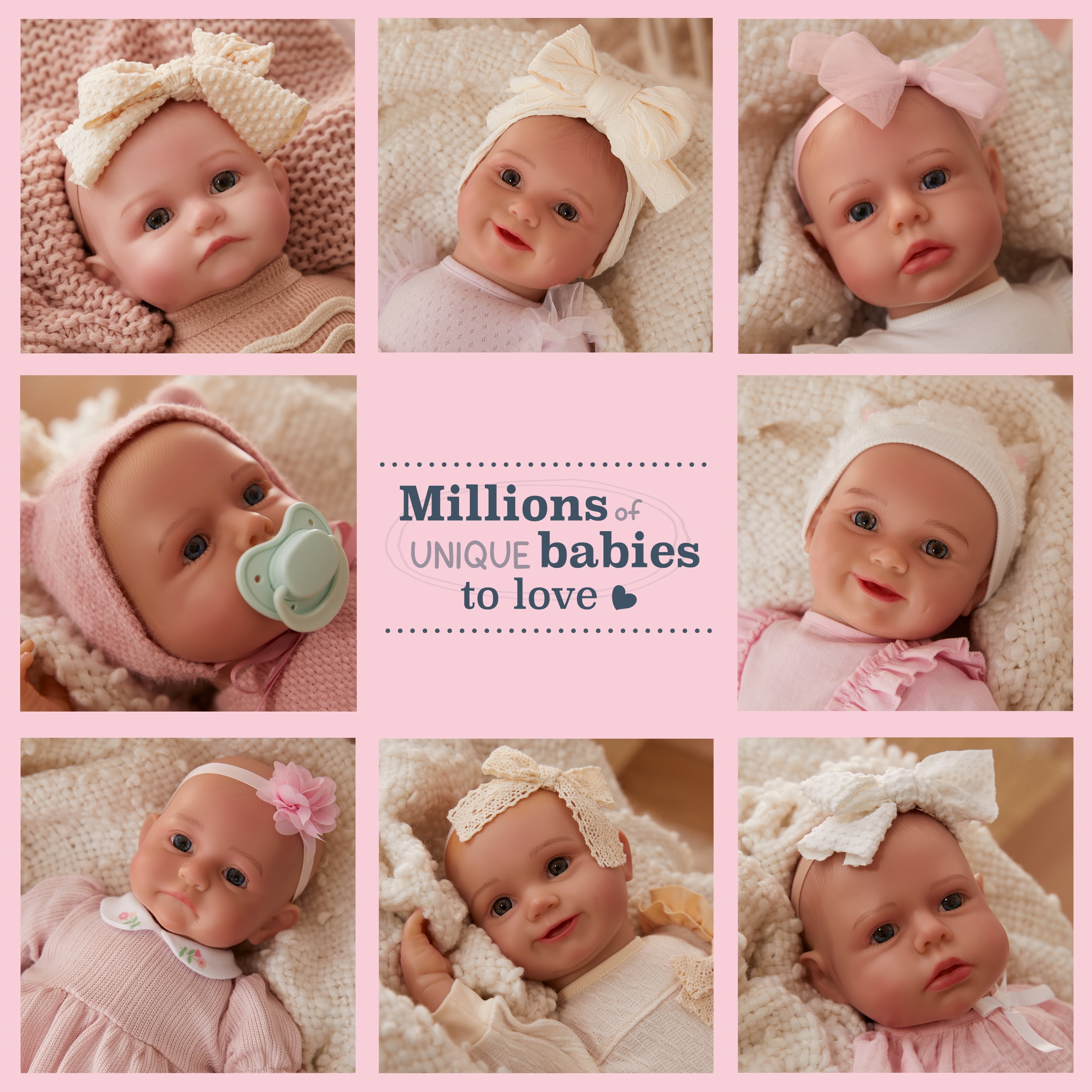 BABY born Real Hand-Painted, Realistic Reborn Baby Doll Girl - Fair, Open Eyes, Ages 3+