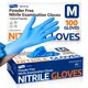 thumbnail image 1 of Guantes médicos Supmedic de nitrilo, sin polvo, azules, 100 piezas, talla M, 1 of 6