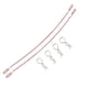 thumbnail image 2 of R Pins Anti-lost Body Shell Wire Climbing Model Car DIY Modified Rojo Sunnimix clips de coche rc, 2 of 8