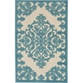 thumbnail image 2 of Nourison Aloha Indoor/Outdoor Aqua 2'8" x 4' Area Rug, (3x4), 2 of 10