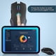 thumbnail image 5 of Wireless Mouse Mouse Jiggler Mouse Mover LED Rechargeable 2.4G Mause Ergonomic Mini Mouse USB Optical Mice 1600, 5 of 5
