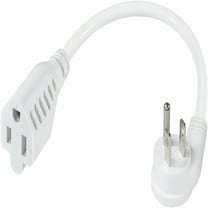 GJX 16 Gauge 1 ft Flat Plug 1 Outlet Extension Cord