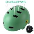 thumbnail image 4 of Rongbenyuan Adult Men Bike Helmet with Carry Bag,Multi-Sport for Scooter Skating Rollerblading, Green(59-62cm), 4 of 6