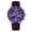 Black Purple, variant on Men's Analog Digital Watch, Large Face Dual Time Sport Watch Alarm, 3 time zones, stopwatch, day/date, EL backlight and 5ATM water resistance for work, travel and outdoor wear.