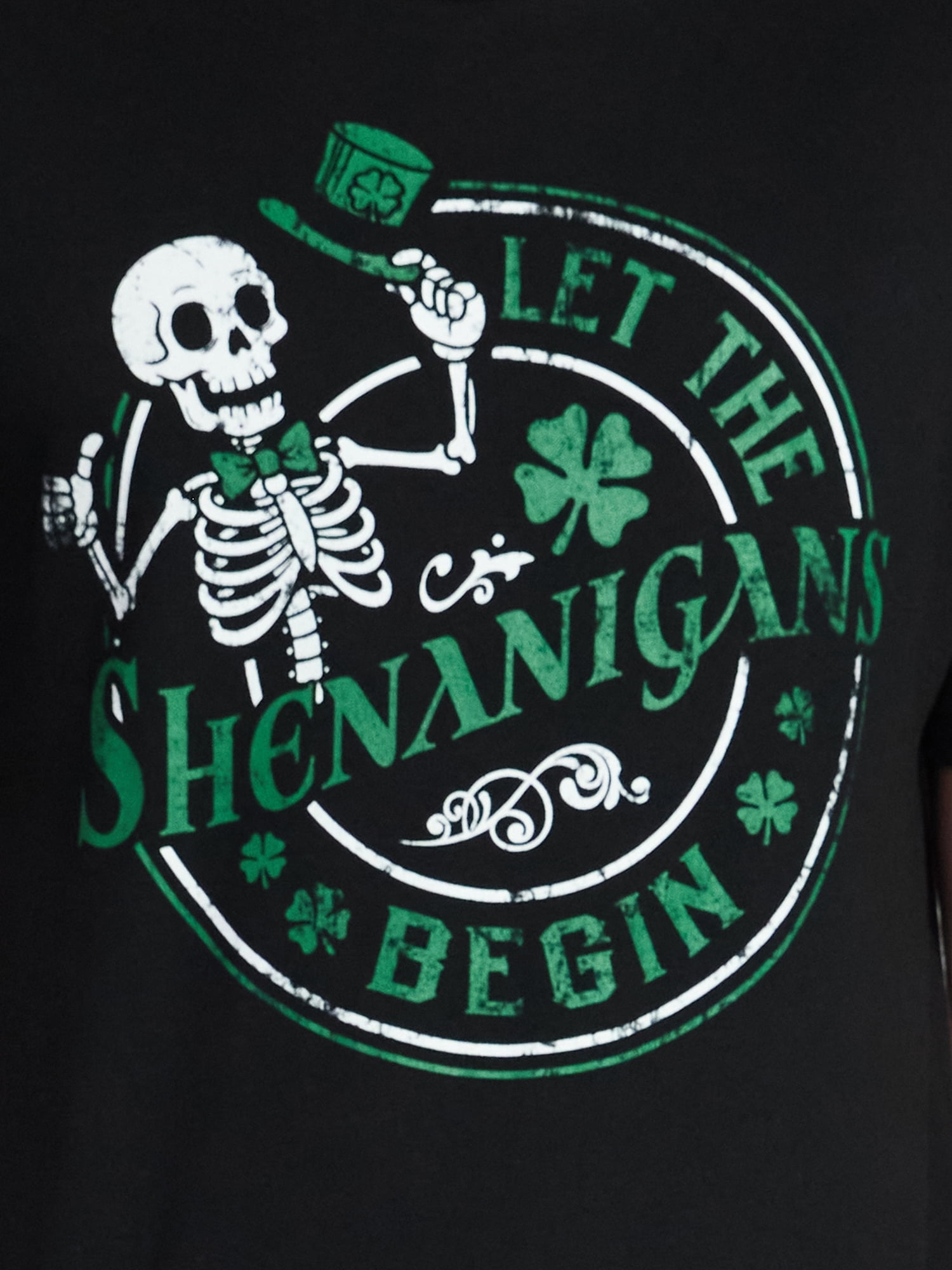 St. Patrick's Day Men's Graphic Tee Shenanigans from Way to Celebrate, Sizes XS-5XL