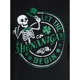 thumbnail image 4 of St. Patrick's Day Men's Graphic Tee Shenanigans from Way to Celebrate, Sizes XS-5XL, 4 of 5
