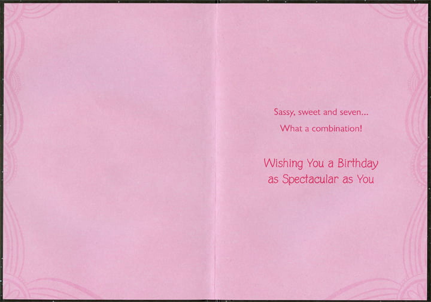 Geburtstagskarte Zum 7. Geburtstag – „What’s Cooler Than 7? Being You!“ – In Englisch