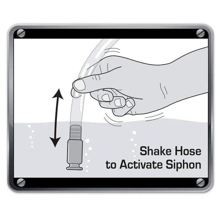Tuyau de siphon Prime Speed – Siphon shaker pour transfert d'essence/carburant/eau, tuyau auto-amorçant de 6 pieds