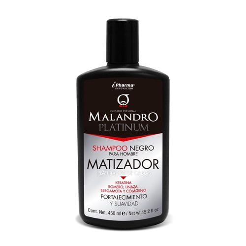 Shampoo Matizador de canas Malandro 450 ml