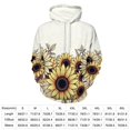 thumbnail image 2 of Sunflower Border Design 3D Print Hoodie Men Women Autumn Thin Pullover Sweatshirt Vintage Streetwear Tops, 2 of 6