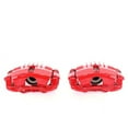 thumbnail image 2 of Power Stop Rear Pair of Red Powder Coated Calipers S4712, 2 of 4
