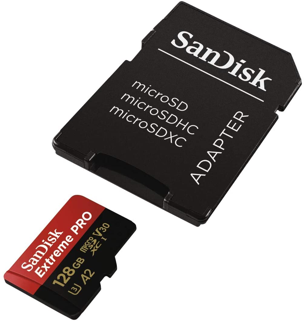SanDisk Extreme Pro SDXC UHS-I U3 A2 V30 128GB + Adapter, SDSQXCY-128G-GN6MA - image 2 of 5
