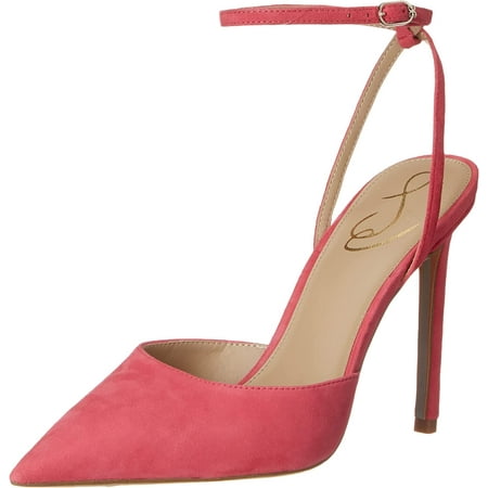 

Sam Edelman Avril Dahlia Pink Pointy Toe Stiletto Heel Ankle Strap Fashion Pumps (Dahlia Pink 9.5)