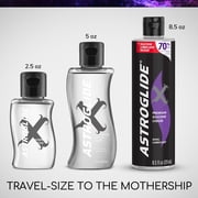 (3 pack) Astroglide X, Premium Waterproof Silicone Personal Lubricant - 5 fl oz