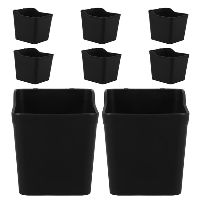 8pcs Pegboard Bins Garage Workbench Bins Storage Cups Peg Board Storage Accessories