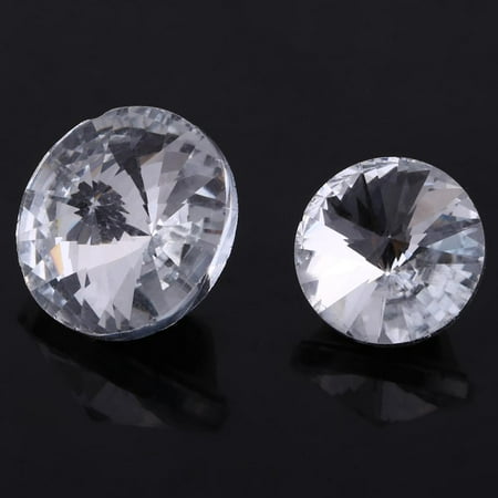 Crystal Rhinestone Trim Tbest 50PCS/LOT 20MM 25MM Rhinestone Crystal Buttons Sewing Sofa DIY Craft Decoration Accessories, Rhinestone Buttons,Crystal Buttons ()