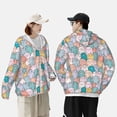 thumbnail image 4 of Lsque Colorful Cute Pig UPF 50+ Lightweight Sun Protection Men's Women's Long Sleeve Shirt, Hoodie Performance -Small, 4 of 9