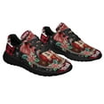 thumbnail image 6 of Santa Claus Kneeling With Baby Jesus Every Knee Shall Bow Shoes Sneakers Black Size 4, 6 of 7