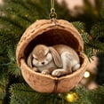 thumbnail image 4 of Yeuimy Christmas Ornaments,Woodland Animal Ornaments,Acrylic Woodland Animal Ornaments,Hanging Christmas Ornaments,Christmas Party Home Decor,Small Christmas Ornaments,Forest Animal Decor, 4 of 7