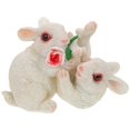 thumbnail image 2 of Resin Bunny Ornament Cute Rabbit Figurine Indoor And Outdoor Use 15X10X7CM Garden Decoration 1Set, 2 of 4