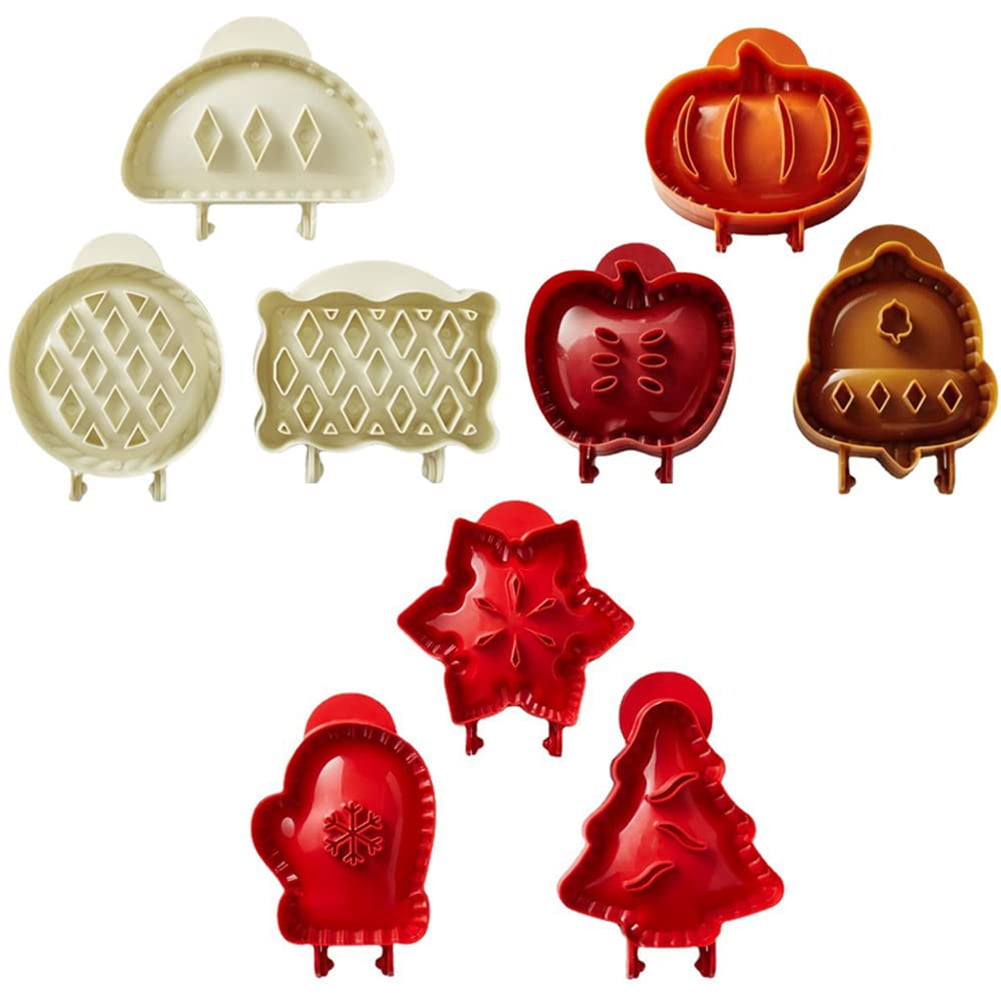 9 Pack Mini Hand Pie Pocket Pie Press Set, Classic One Press Hand Pie