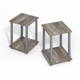 thumbnail image 4 of Furinno Simplistic End Table, Set of Two, Grey Oak/Grey, 4 of 4