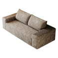 thumbnail image 5 of MAYEERTY 71" 3-Seater Sofa Camel Corduroy Fabric Deep Seat Comfy Loveseat No Assembly 1pcs for Living Room/Bedroom/Conference Room/Apartment, 5 of 6