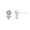 Earrings, variant on 4mm Round Shape Green Amethyst 925 Sterling Silver Tiny Women Valentines Day Gifts Pendant Necklace