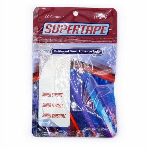 SUPERTAPE LOW PROFILE CC CONTOUR DOUBLE SIDED SUPER TAPE LINER ~ LACE WIG 36 P