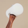 thumbnail image 4 of Nylon Leather Carving Hammer Handmade Leatherart Tool Silent Single Head Log Aluminum Alloy Handle Percussion, 4 of 5