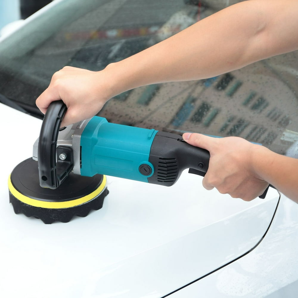 Zimtown 7" Electric Car Buffer Waxer, Auto Car Paint Polisher, 1600W 6