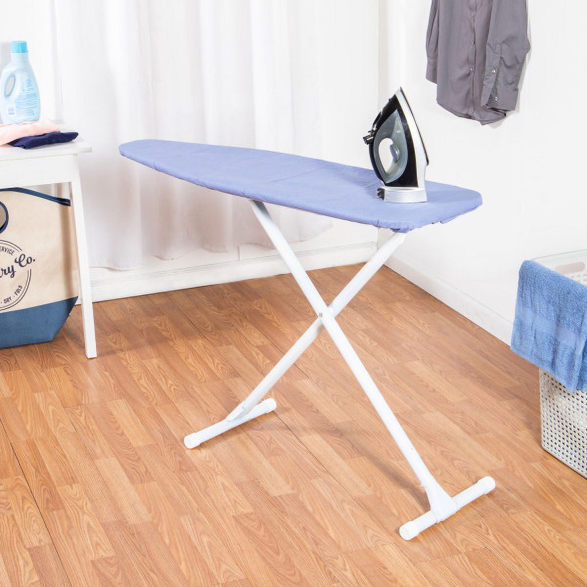 Seymour Home Products Wardroboard, Adjustable Height Ironing Board, Forever Blue
